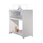 Imagem de Mini Berço Baby 2 em 1 com Colchão Branco