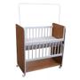 Imagem de Mini Berço Bed Side New Baby Com Colchão e Grade Móvel para Bebê