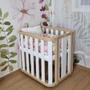 Imagem de Mini Berço com Colchão Moisés Bebê MDF Quater Móveis