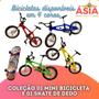 Imagem de Mini Bicicleta De Dedo Power and Speed Brinquedo Kit Com 2 Unidades