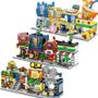 Imagem de Mini Blocos de Construção City - Lanchonete - Compatível com Lego - Para Meninos e Meninas