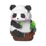 Imagem de Mini Blocos de Diamante 3D Panda - Kit de Construção Criativa para Crianças