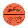 Imagem de Mini Bola Basquete Spalding Laranja Preto