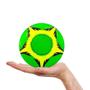 Imagem de Mini Bola Futebol Verde Tamanho Pequeno Material Sintético