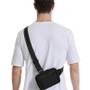 Imagem de Mini Bolsa Peitoral Crossbody à Prova d'Água - Nylon para Homens e Mulheres