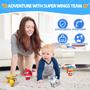 Imagem de Mini Bonecos Super Wings Transform-a-Bots - Pacote com 4