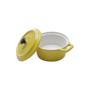 Imagem de Mini caçarola em porcelana Bon Gourmet Black Lid 13cm amarela