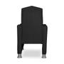 Imagem de Mini Cadeira Poltrona Infantil Troninho Decorativa Suede Preto