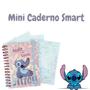 Imagem de Mini Caderno Stich Smart Espiral com 10 Divisórias 80 Folhas Reposicionáveis DAC Material Escolar