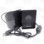 Imagem de Mini caixa de som 6w para computador notebook projetor celular usb p2 speaker caixinha amplificada portatil preta