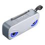 Imagem de Mini Caixa de Som Bluetooth Criativa com Antena de Rádio - LED Colorido - Entrada USB