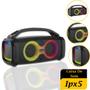 Imagem de Mini Caixa de Som Bluetooth Portatil Basike 20w Ipx5 Com Rgb