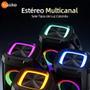 Imagem de Mini Caixa de Som Bluetooth Portatil Basike 20w Ipx5 Com Rgb