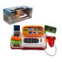Imagem de Mini Caixa Registradora Infantil Mercadinho Com Luz E Som Brinquedo Infantil