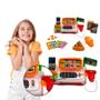 Imagem de Mini Caixa Registradora Infantil Mercadinho Com Luz E Som Mercado Menino Criança Supermercado Completa Lojinha Cartão