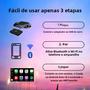 Imagem de Mini Caixa Sem Fio 2 em 1 com CarPlay e Android Auto - Adaptador Bluetooth e Wi-Fi