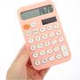 Imagem de Mini calculadora portátil de bolso colorida escolar escritório mesa Infantil/Adulto 12 dígitos