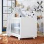 Imagem de Mini Cama e Berço + Cômoda Quarto Bebê Menina Menino 100%MDF