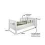 Imagem de Mini Cama Encanto Infantil Com Grades De Proteção Mdf com Colchão