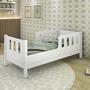 Imagem de Mini Cama Encanto Infantil Com Grades De Proteção Mdf com Colchão
