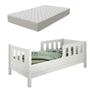 Imagem de Mini Cama Encanto Infantil Com Grades De Proteção Mdf com Colchão