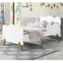 Imagem de Mini Cama Infantil Angel com Proteção Lateral Cambel Móveis Branco
