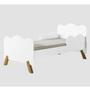 Imagem de Mini Cama Infantil Angel com Proteção Lateral Cambel Móveis Branco