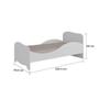 Imagem de Mini Cama Infantil com Proteção Lateral em MDF Uli