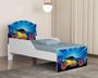 Mini Cama Infantil Livia Adesivada Para Quarto MDF Com Proteção Lateral Design Moderno Com Guarda Roupa 3 Portas 2 Gav - Mini Me Artigos Imagem de Mini Cama Infantil Livia Adesivada Para Quarto MDF Com Proteção Lateral Design Moderno Com Guarda Roupa 3 Portas 2 Gav