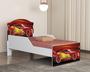 Imagem de Mini Cama Infantil Livia Para Quarto MDF Com Proteção Lateral Design Moderno Com Guarda Roupa 3 Portas 2 Gavetas