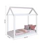 Imagem de Mini Cama Montessoriana Infantil Branco Davi Shop JM