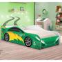 Imagem de Mini Cama Run Car Verde com Colchão