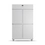 Imagem de Mini Câmara Refrigerador Geladeira 4 Portas Resfriados Comercial Ar Forçado MCR4P Refrimate 220V