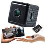Imagem de Mini Câmera de Segurança WiFi Sem Fio com Áudio - Monitoramento para Bebês, Pets e Casa - 32GB SD Card