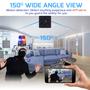 Imagem de Mini Câmera de Segurança WiFi Sem Fio com Áudio - Monitoramento para Bebês, Pets e Casa - 32GB SD Card