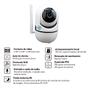 Imagem de Mini Camera Robô Ip Wifi Hd Babá Pet Onvif Sensor Movimento Automatico