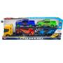 Imagem de Mini Caminhão Cegonheiro Com Quatro Carrinhos Bs Toys
