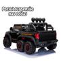 Imagem de Mini Caminhonete Picape 6 Rodas Carro Elétrico Infantil Bateria 12V Importway Bw-239 Motorizado