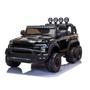 Imagem de Mini Caminhonete Picape 6 Rodas Carro Elétrico Infantil Bateria 12V Preta Importway Bw-239pt
