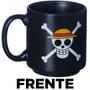 Imagem de Mini Caneca Caveira Chapéu De Palha Luffy Empilhável Café Expresso Cerâmica 100ML Oficial One Piece