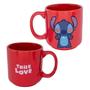 Imagem de Mini Caneca Cerâmica Stitch True love 100ML Zona Criativa