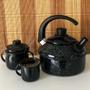 Imagem de Mini Caneca Esmaltada Com Alça 90ml Xícara Em Ágata Para Café Esmaltados Silva