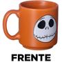 Imagem de Mini Caneca Jack Skellington Laranja Café Expresso Empilhável Cerâmica 100ML Oficial O Estranho Mundo De Jack Disney