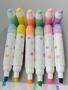 Imagem de Mini Canetas Marca Texto Lápis. Kit Com 6 - Bolun