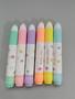 Imagem de Mini Canetas Marca Texto Lápis. Kit Com 6 - Bolun