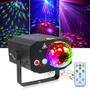 Imagem de Mini Canhao LED Efeito de Luz Projetor RGB Laser para Festas Bivolt