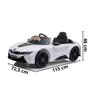 Imagem de Mini Carrinho Elétrico BMW I8 12V Branco Luzes/Som Controle Suporta 30kg Inmetro BW293BR - Importway