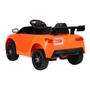 Imagem de Mini Carro Carrinho Elétrico Infantil Gt4 Motor 12v Laranja Música Usb Controle Remoto