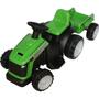 Imagem de mini carro carrinho trator elétrico infantil passeio com pedal e controle Criança Menino Verde