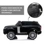 Imagem de Mini Carro Elétrico Infantil 24V Range Rover Banco de Couro Mp5 Controle Brinqway Bw-122mp5